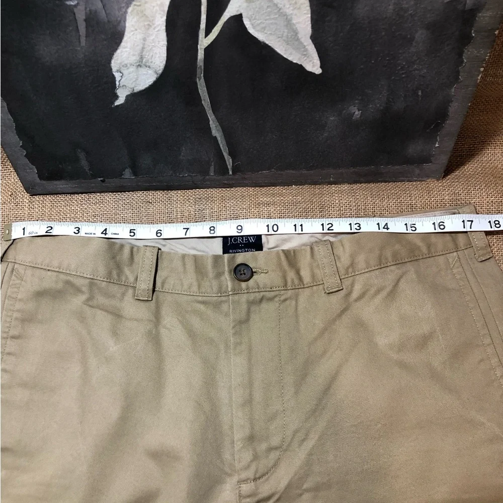 J. Crew Rivington Khaki Shorts sz 34